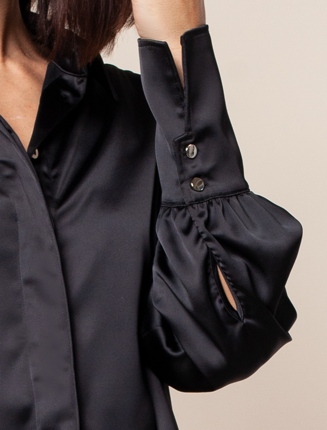 картинка Блузка женская черный от магазина Одежда+