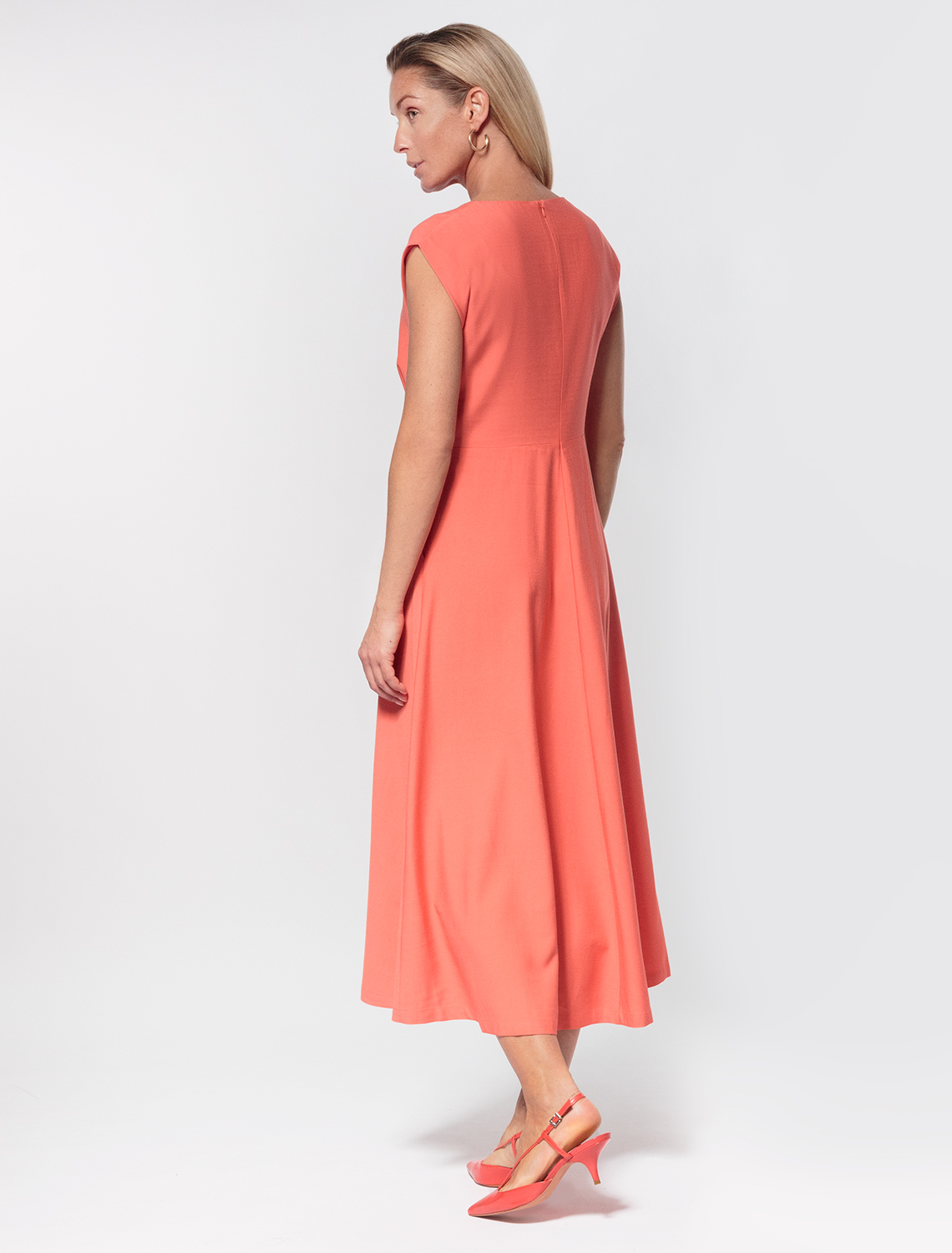 картинка Платье женское коралловый от магазина Одежда+
