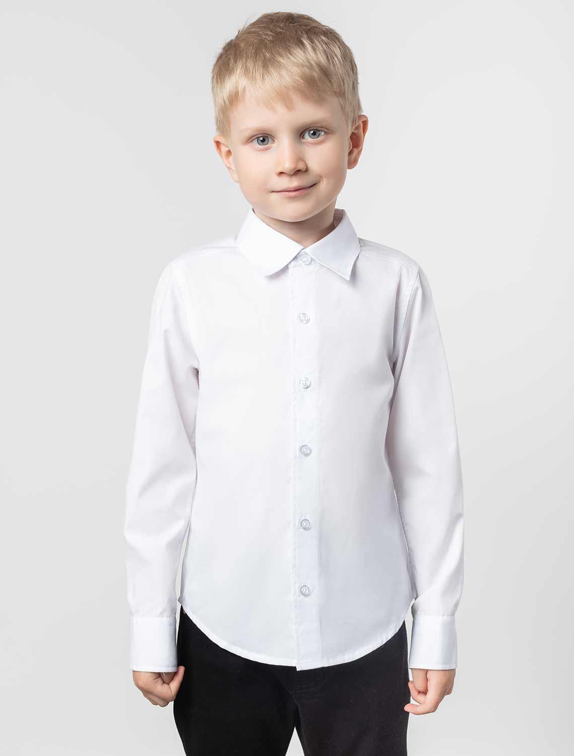 картинка Сорочка для мальчиков белый от магазина Одежда+