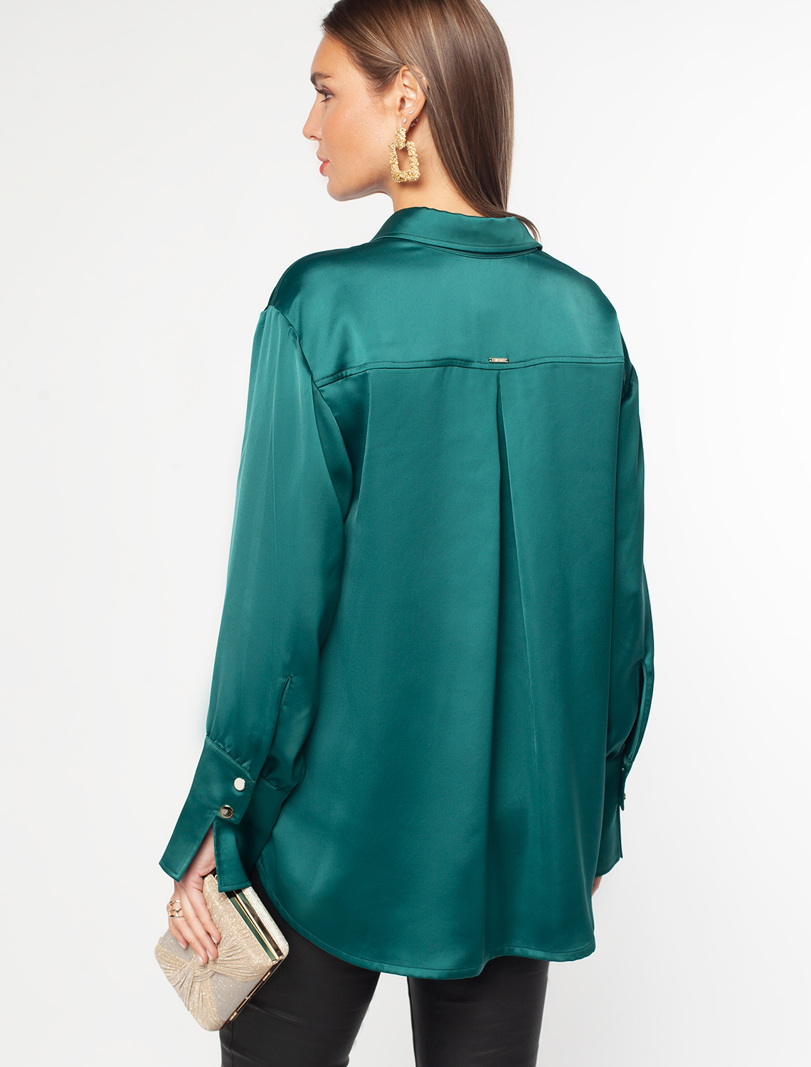 картинка Блузка женская зеленый от магазина Одежда+